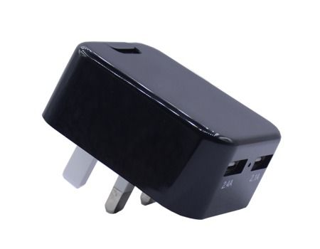 BS1362 3.4A dual USB wall charger for Iphone