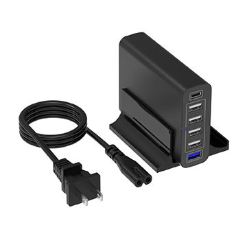 Multi USB Charging Station 6 Port With 4 port smart usb charger