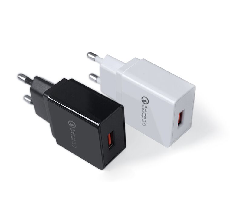 KC KCC certificate Korea plug QC3.0 charger 5V 3A 9V 2A 12V 1.5A output QC3.0 wall adapter