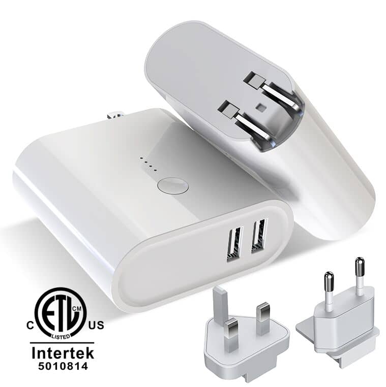 5000mAh cell phone charger 2 in 1 Power Bank & Portable Charger